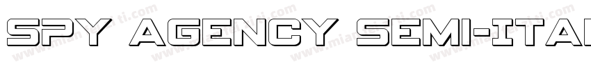 Spy Agency Semi-Ital字体转换